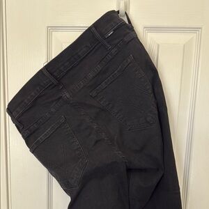 Mother ankle Fray Hustler Women's Black Jeans